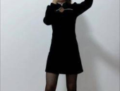 黑色旗袍小姐姐,黑色风情中的优雅小姐姐